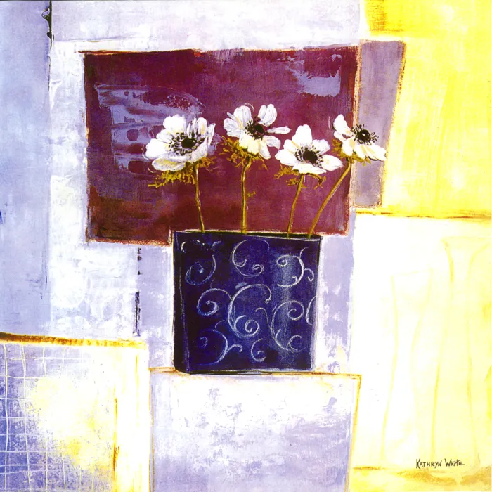 Dreamy Lavender Fluid Abstract Canvas